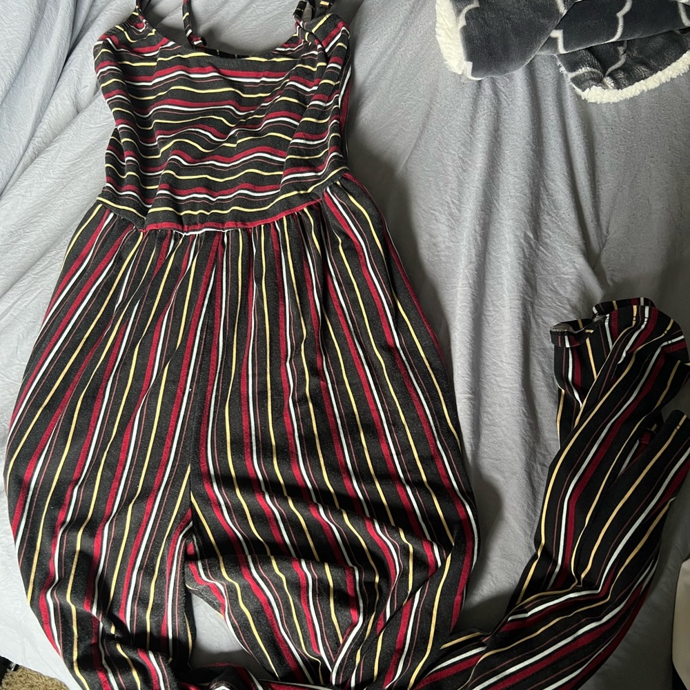 Stripped Romper